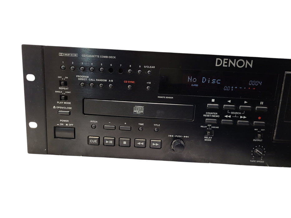 Denon DN-T625 Professional CD/Cassette W/Rack Mount READ