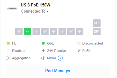 Ubiquiti UniFi US-8-150W | 8-Port Gigabit PoE Managed Switch