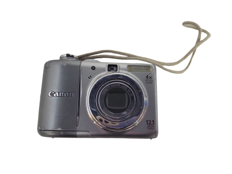 Canon PowerShot A1100 IS (PC1354) Silver 12.1MP 4x Zoom Camera !