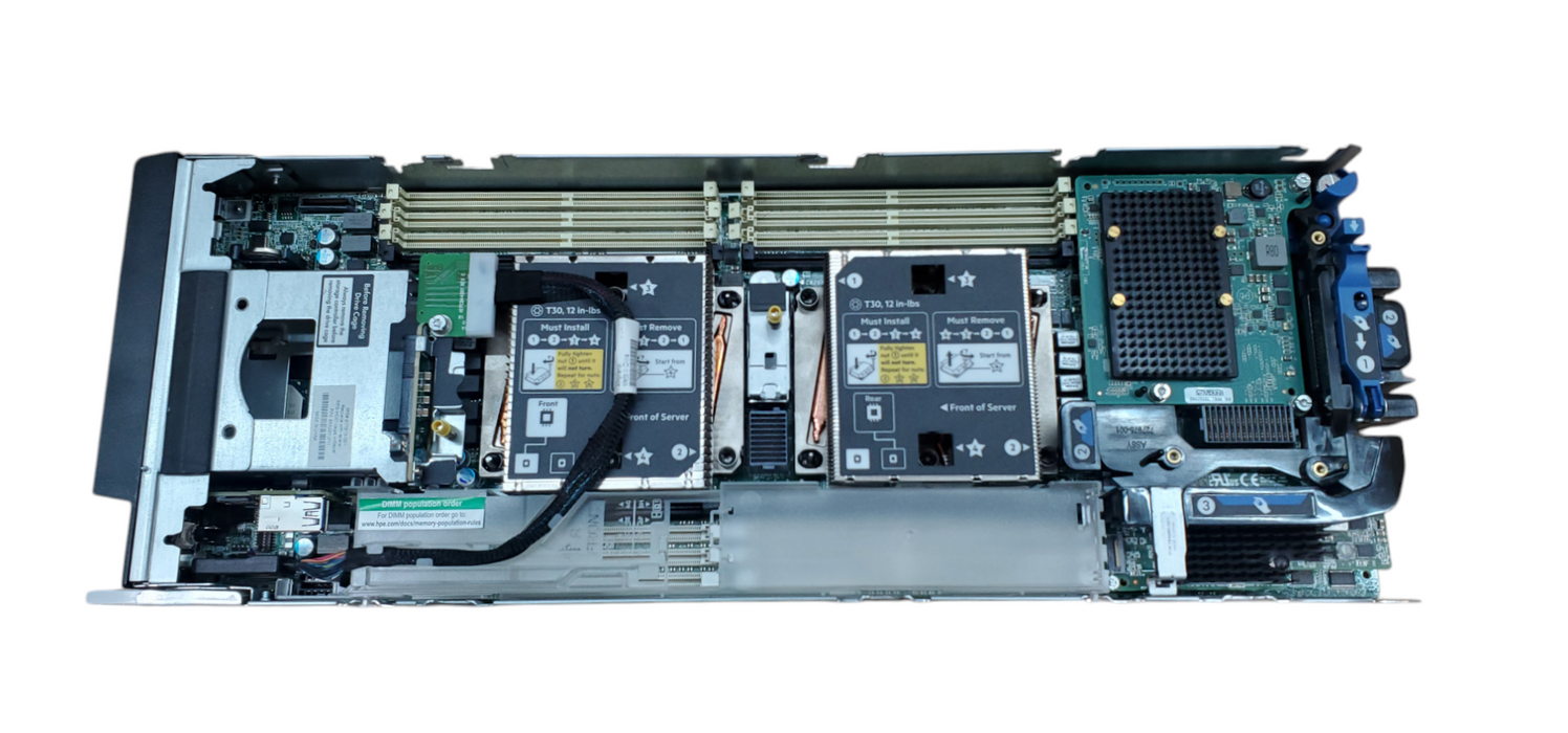 HPE ProLiant BL460c Gen10 Server Blade - 2x Xeon Gold 6128 - No RAM/HDD