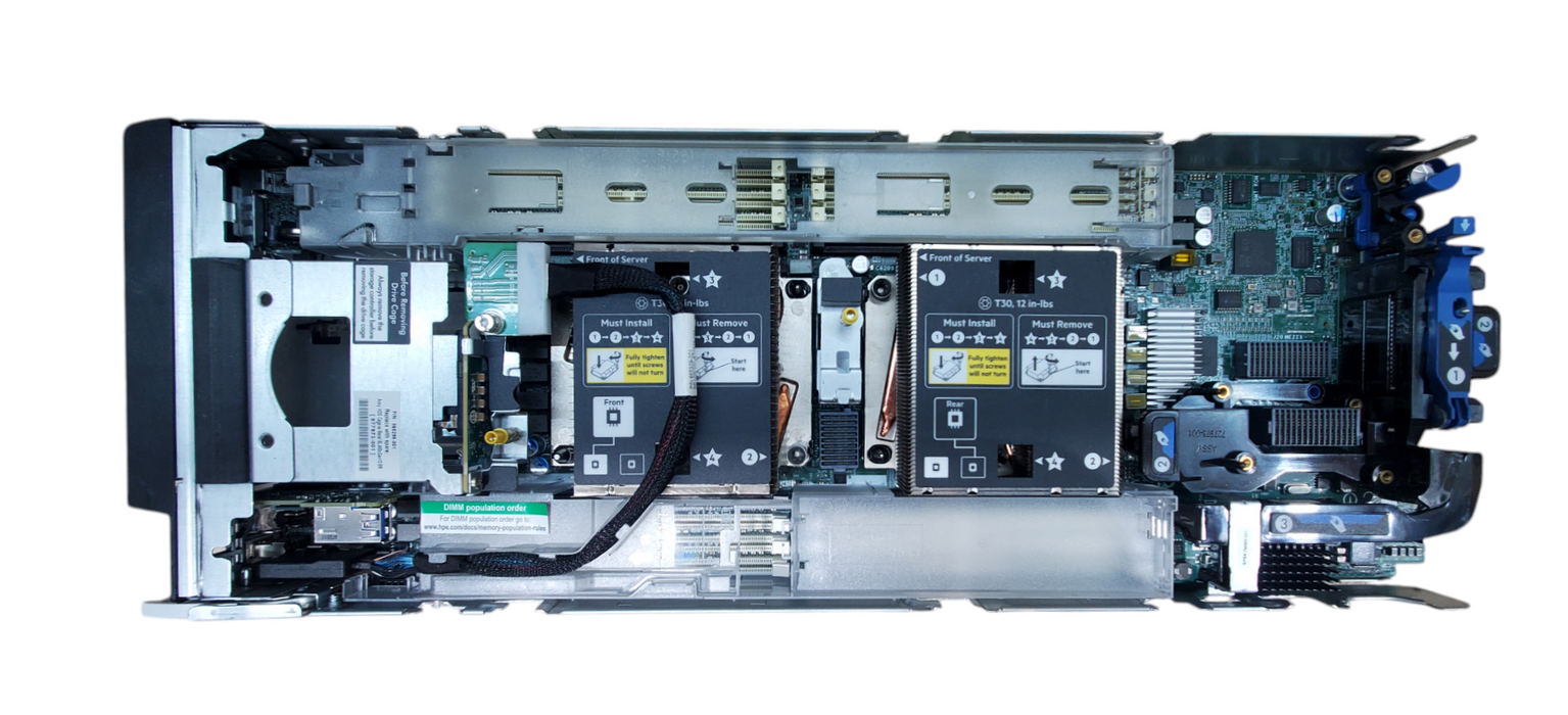 HPE ProLiant BL460c Gen10 Server Blade - 2x Xeon Gold 6142 - No RAM/HDD