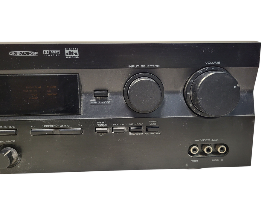 YAMAHA RX-V496 5.1ch 70-wpc Audio Video Receiver PHONO 2000 Malaysia No Remote