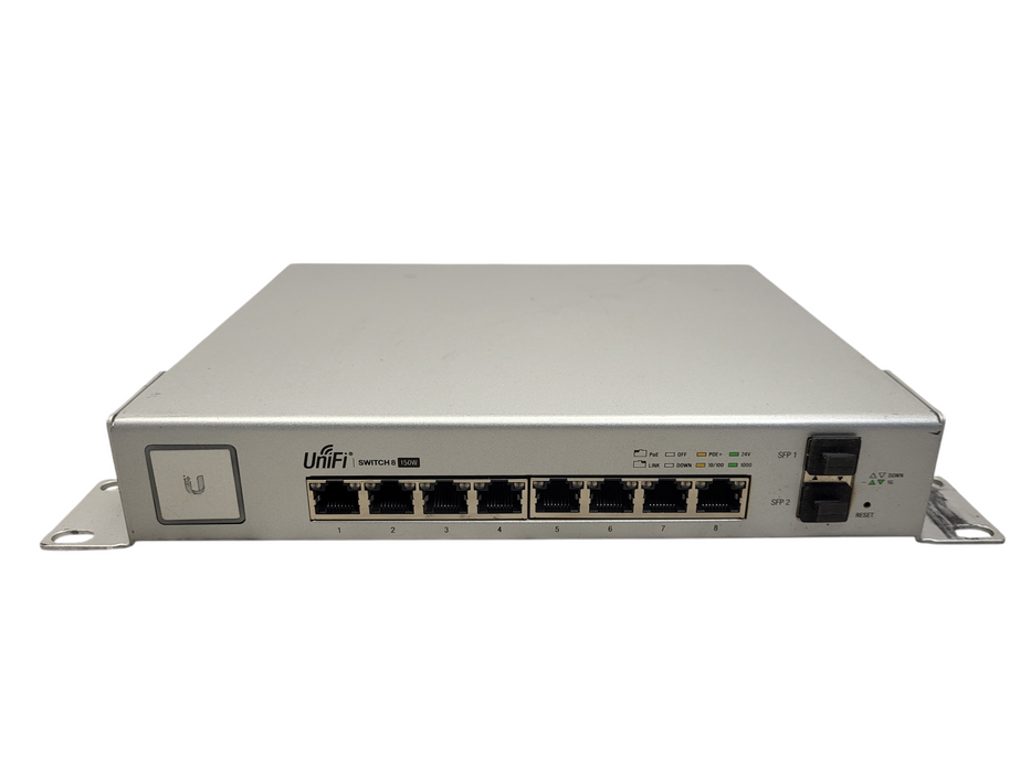 Ubiquiti UniFi Switch 8 150W | 8-Port 150W PoE Switch (US-8-150W)