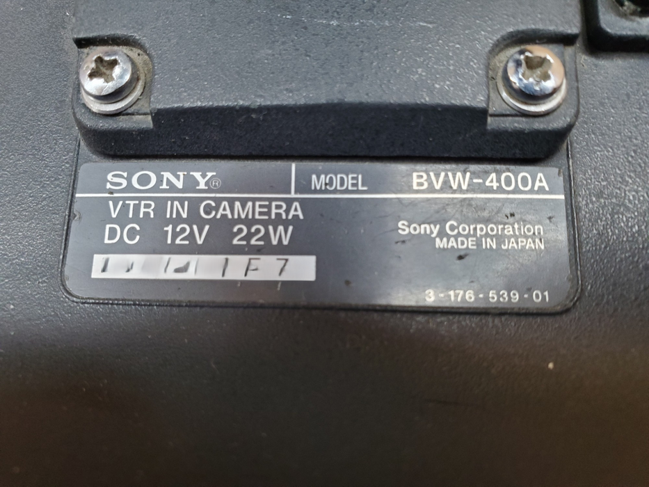Sony Betacam BVW-400A - Body Only | No Lens *READ*