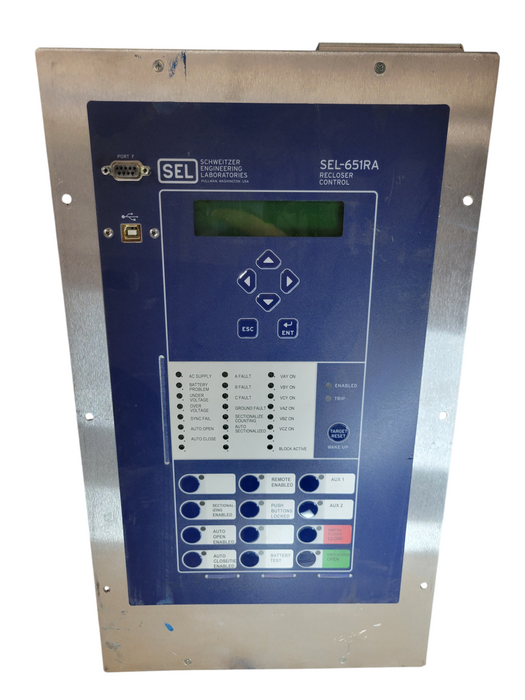 SCHWEITZER ENGINEERING LABRATORIES SEL-651RA RECLOSER CONTROL (READ)
