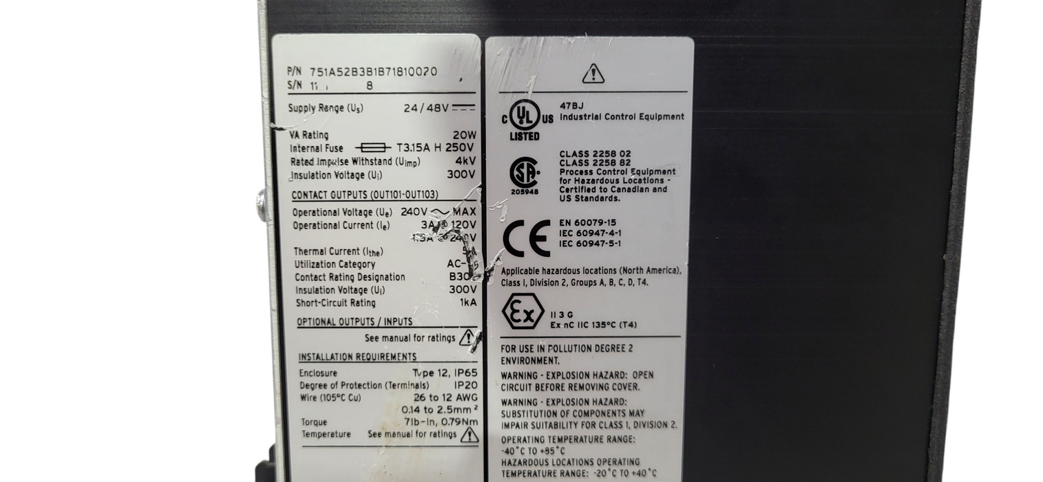 Schweitzer Engineering Labs SEL-751A Protection Relay | READ