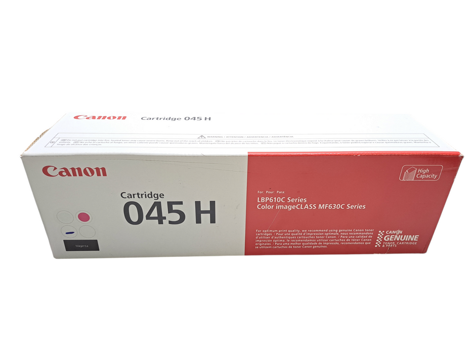 Canon Cartridge 045H Magenta High Yield Toner Cartridge 1244C001