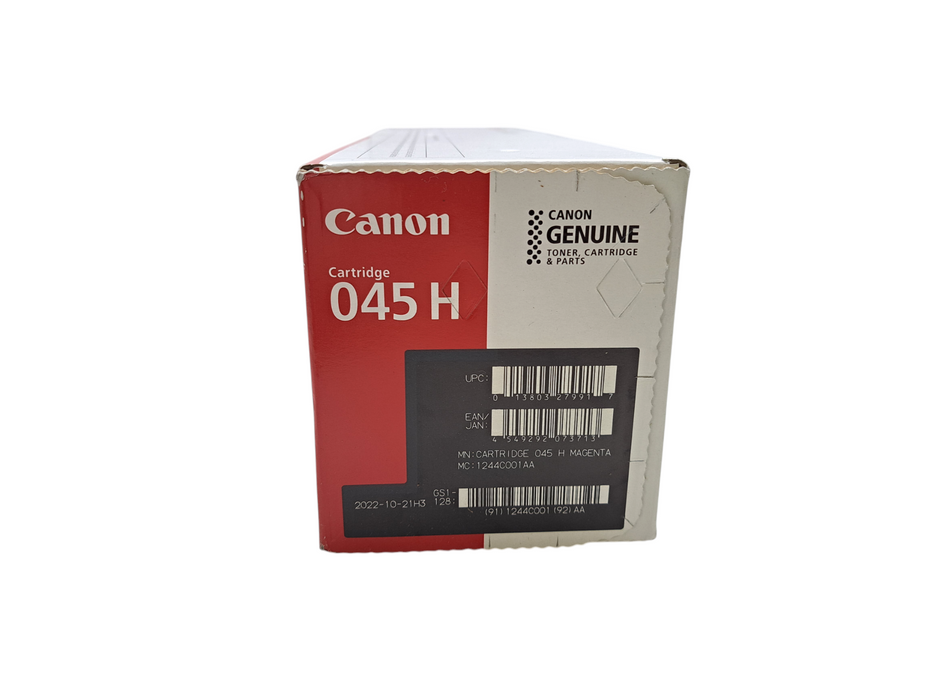 Canon Cartridge 045H Magenta High Yield Toner Cartridge 1244C001