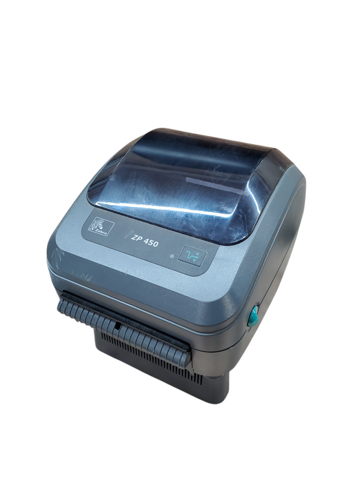 Zebra ZP 450 Label Printer w/ PWR Base | ZP450-0501-0001A