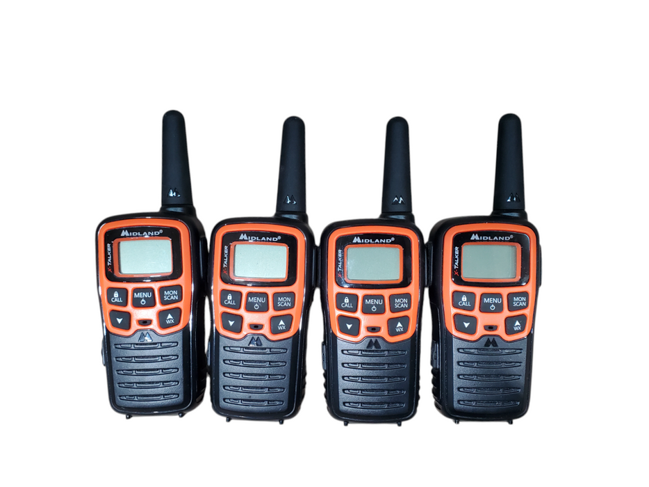 Lot 4x Midland T51A X-Talker Walkie Talkie Two Way Radio
