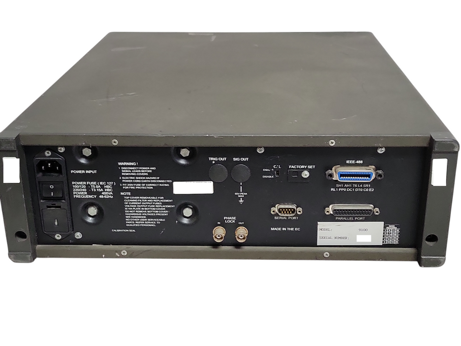 Wavetek datron 9100 Meter Calibration System, Powers on, READ