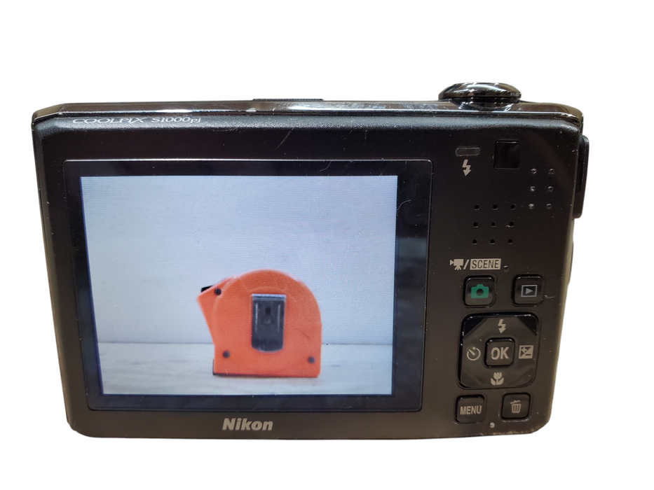 Nikon Coolpix S1000pj 12.1MP Digital Projector Camera + Battery/Charger
