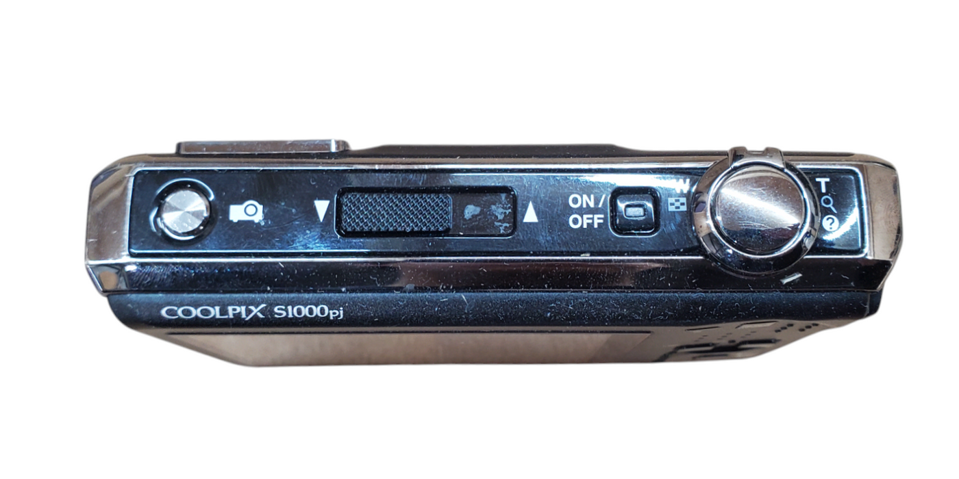 Nikon Coolpix S1000pj 12.1MP Digital Projector Camera + Battery/Charger
