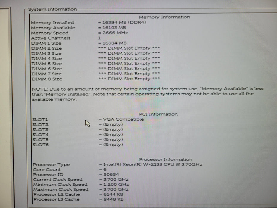 Dell Precision 5820 Tower | Xeon W-2135 @3.70GHz, 16GB DDR4, P400