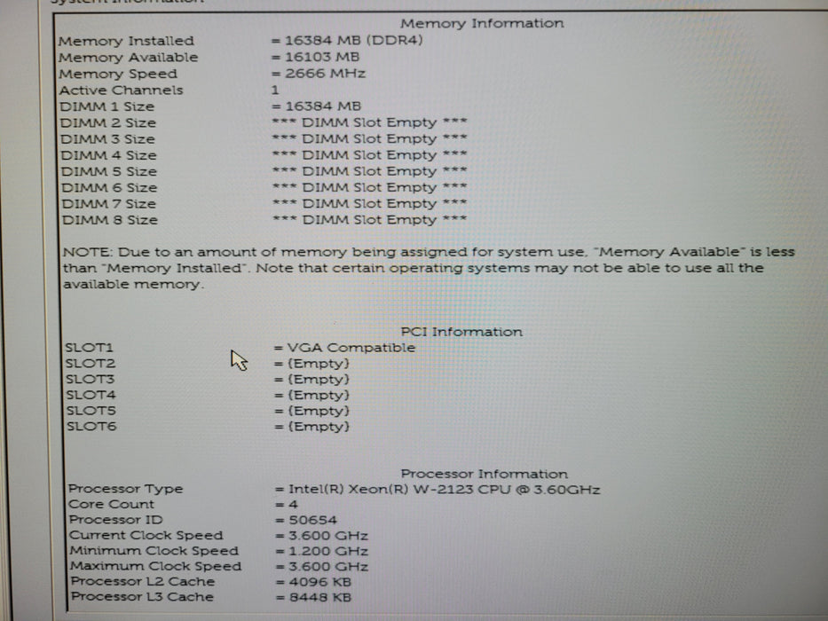 Dell Precision 5820 Tower | Xeon W-2123 @3.60GHz, 16GB DDR4, P600
