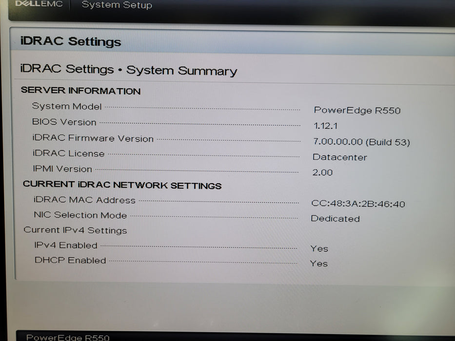 Dell PowerEdge R550 - PERC H745 2x800W PSU (BAREBONES)