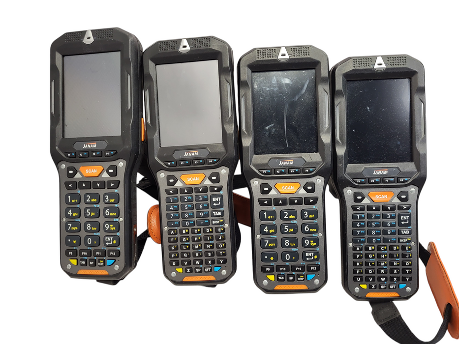 Lot of 4x Janam XG3 Android 4.2 Mobile Wireless Handheld Computer XG3-1NKLNDNV01