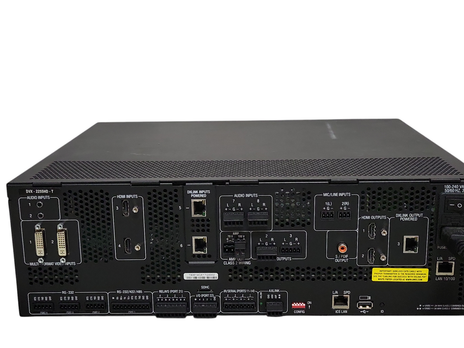 AMX enova DVX-2255HD-T 6X3 ALL-IN-ONE Switcher FG1906-14, READ