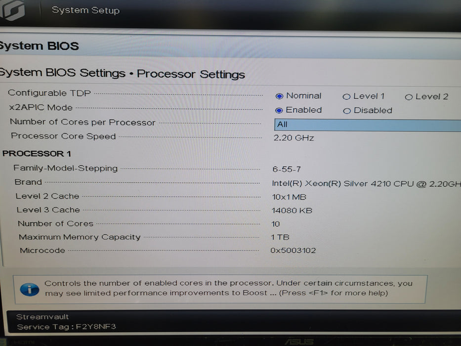Dell OEM R540 - Xeon Silver 4210 16GB DDR4 PERC H740P 2x1100W PSU