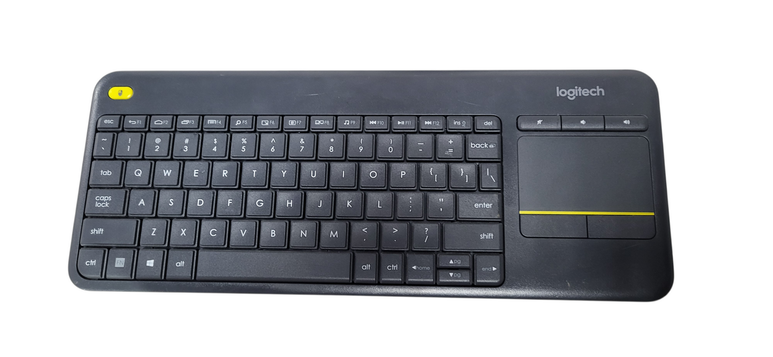 Logitech K400 Plus Wireless Keyboard & Touch Pad W/ USB dongle