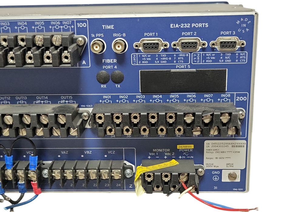 SEL SCHWEITZER SEL-451 PROTECTION AUTOMATION CONTROL Unit 045122152XXAXH21XXXXX