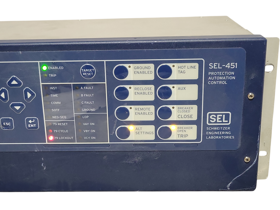 SEL SCHWEITZER SEL-451 PROTECTION AUTOMATION CONTROL Unit 045122152XXAXH21XXXXX