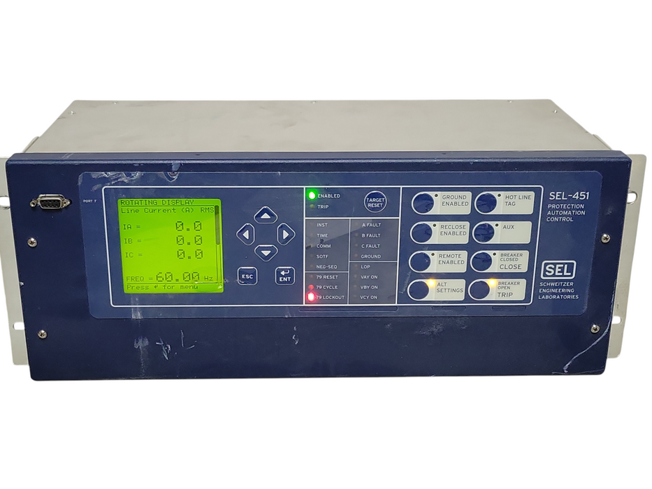 SEL SCHWEITZER SEL-451 PROTECTION AUTOMATION CONTROL Unit 045122152XXAXH21XXXXX