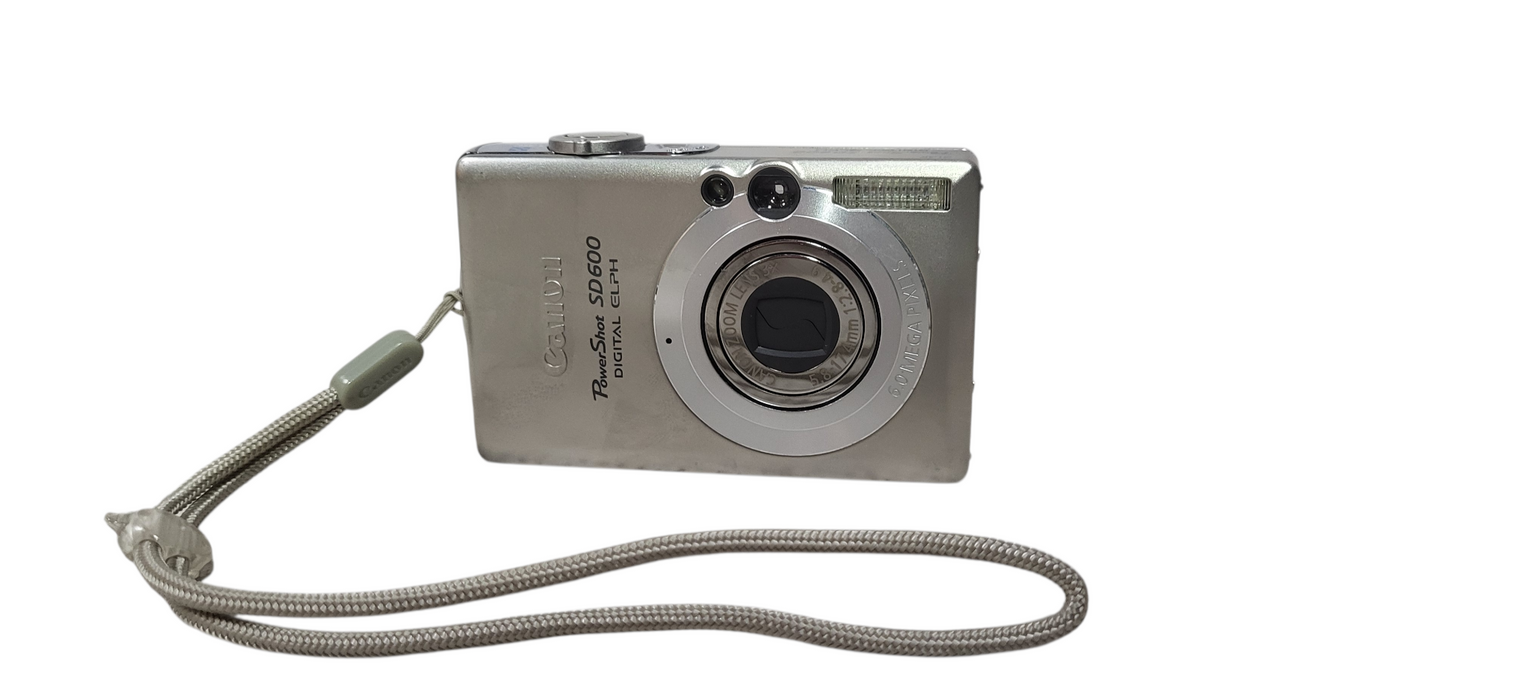 Canon PowerShot Digital ELPH SD600 6.0MP Camera  W/ Battery