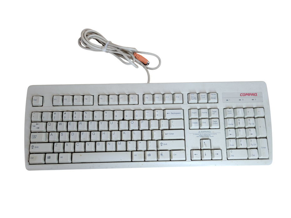 Compaq 166516-001 Wired Keyboard PS/2 Vintage