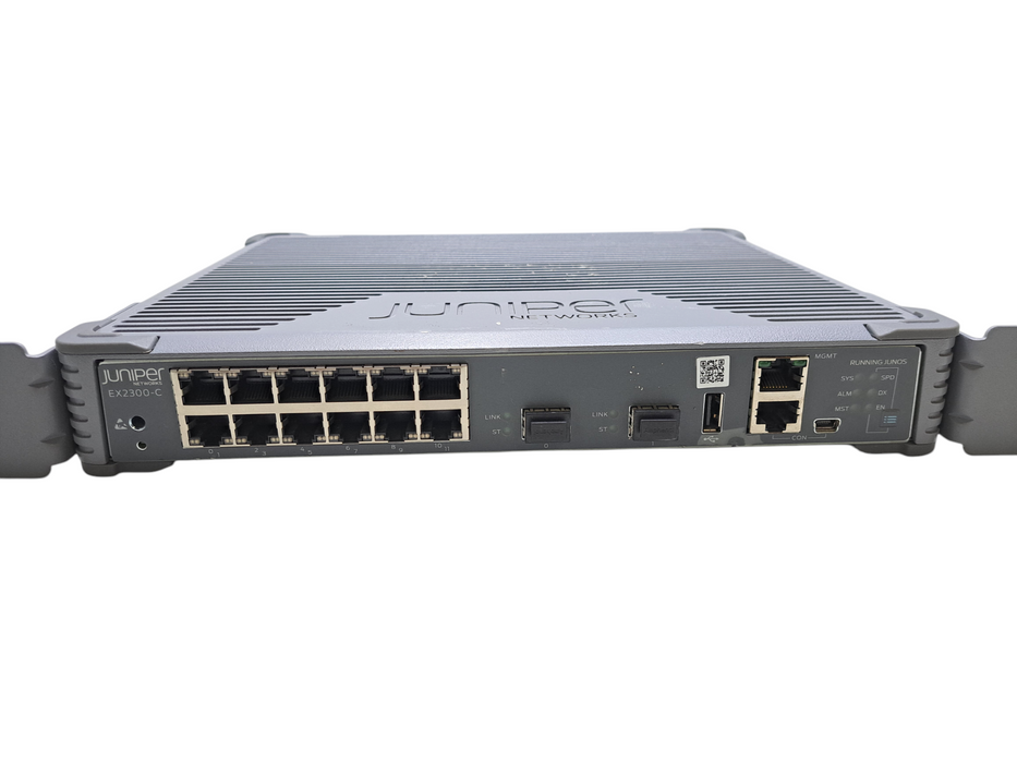 Juniper EX2300-C-12T | 12-Port Gigabit Compact Silent Switch w/ Rackmount Ears