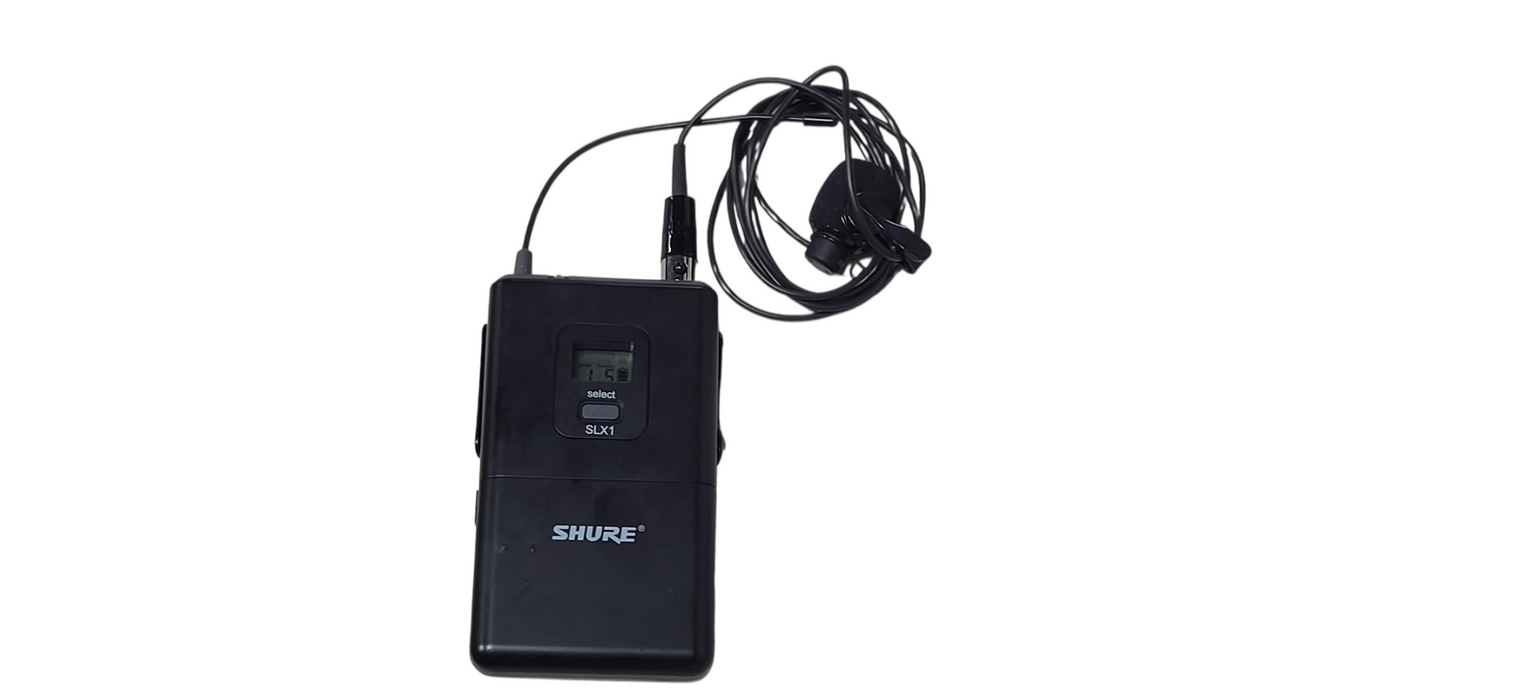Shure SLX1 J3 572-596MHz - Wireless BodyPack Transmitter & Microphne