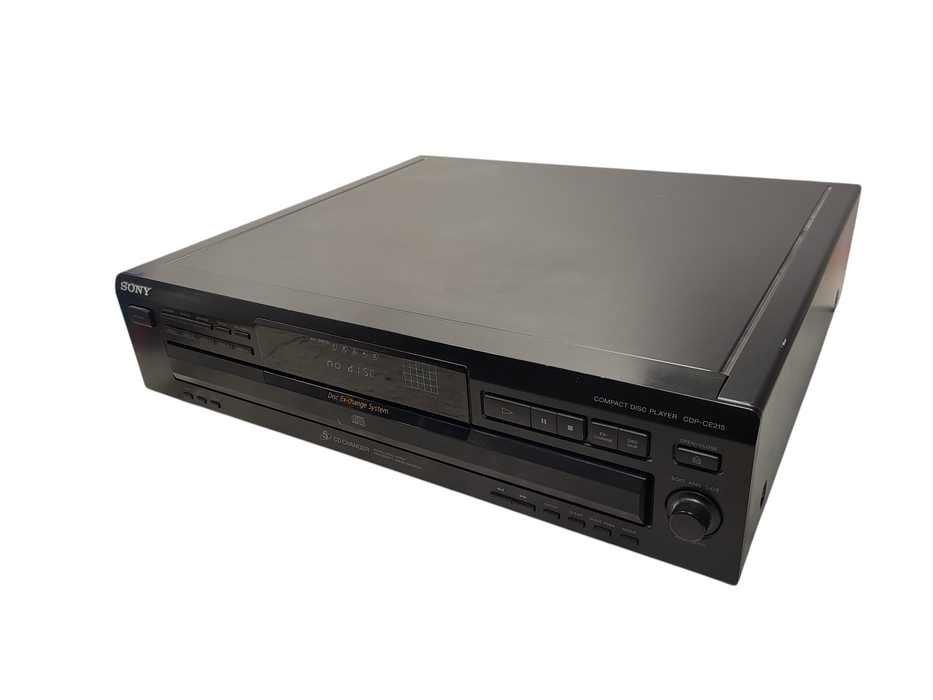 Sony CDP-CE215 CD Changer 5 Compact Disc Player HiFi Stereo Vintage Home Audio
