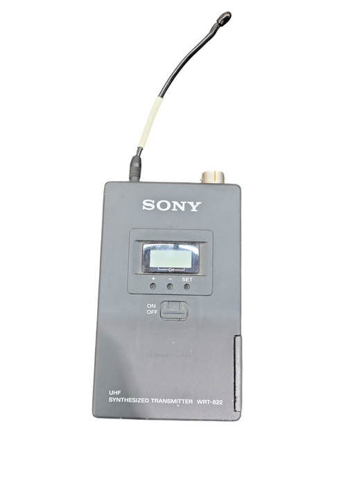 Sony WRT-822B UHF Synthesized Mic Transmitter READ
