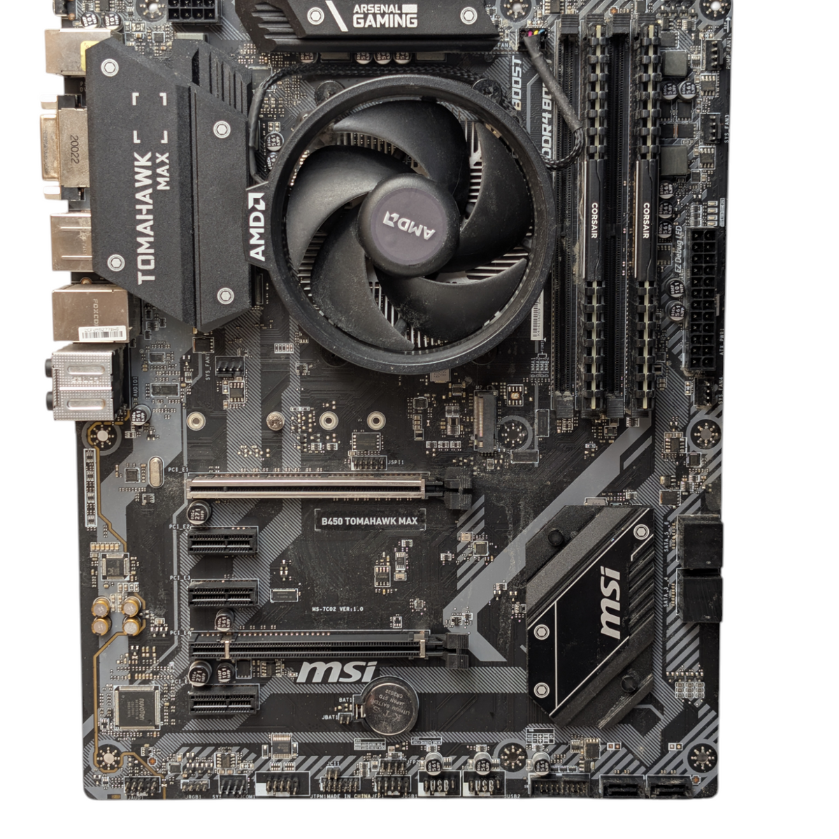 MSI B450 Tomahawk MAX AMD Ryzen 7 5800X 16GB RAM Motherboard Combo
