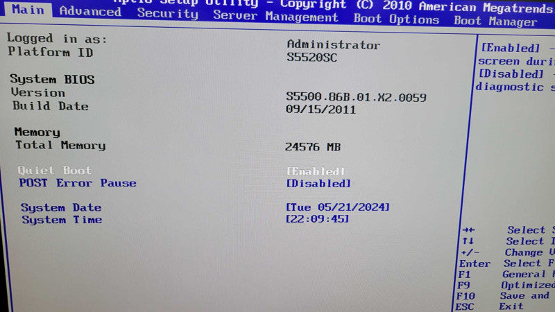 2x Intel Xeon X5680 | Intel S5520SC | 24GB RAM  %
