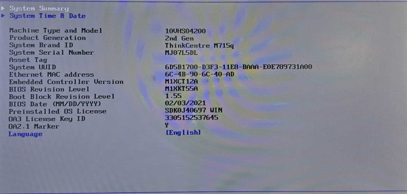 Lenovo M715q USFF | Ryzen 3 PRO 2200GE @ 3.2GHz 4C, 32GB DDR4, 128GB NVMe