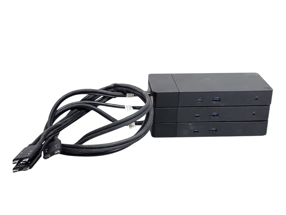 Lot of 3x Dell (2x WD19DC and 1x  WD19DCS) Docking stations, READ