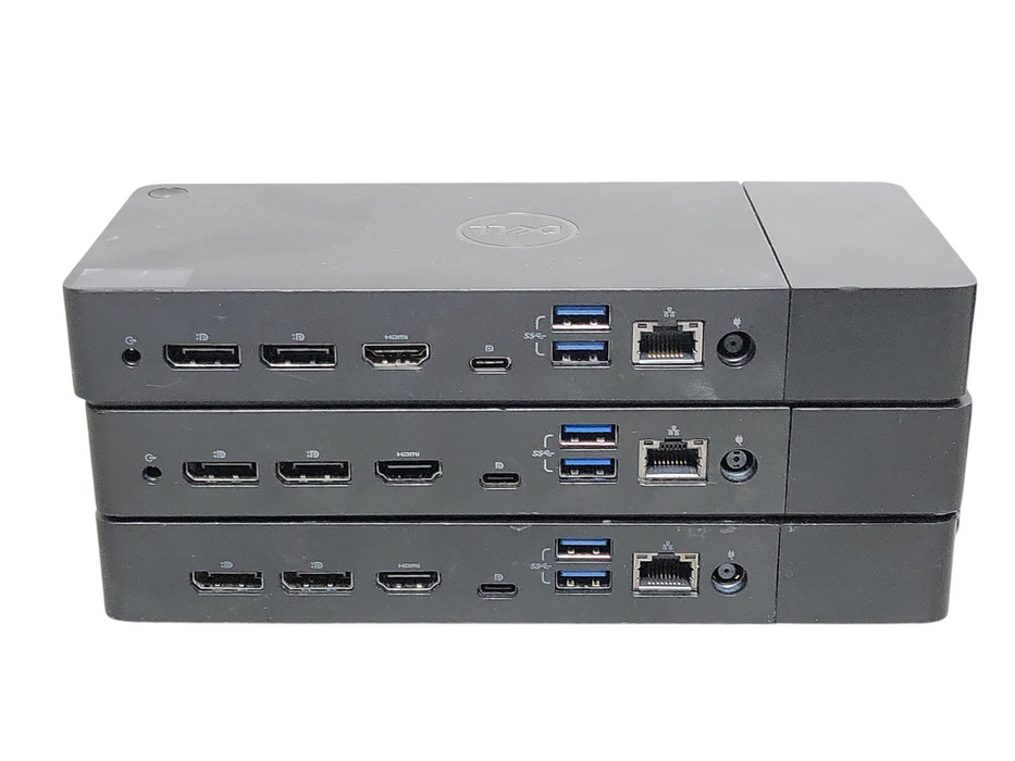 Lot of 3x Dell (2x WD19DC and 1x  WD19DCS) Docking stations, READ