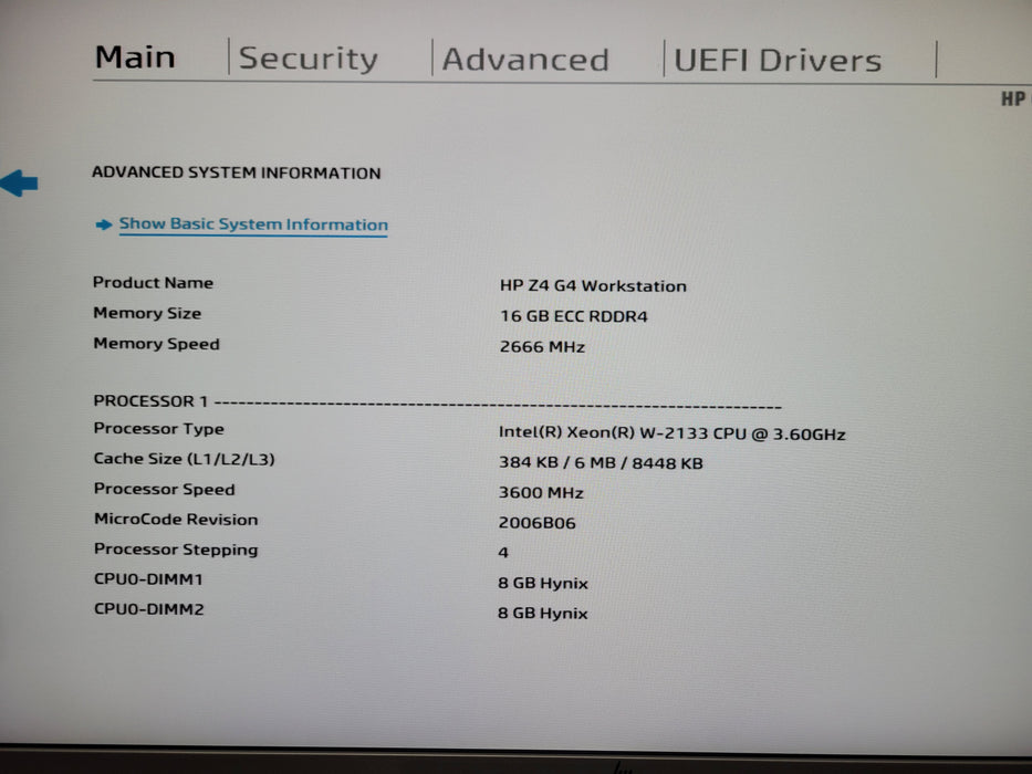 HP Z4 G4 Workstation, Xeon W-2123 3.60GHz, 16GB RAM, P600 GPU, 4TB HDD, 750W PSU