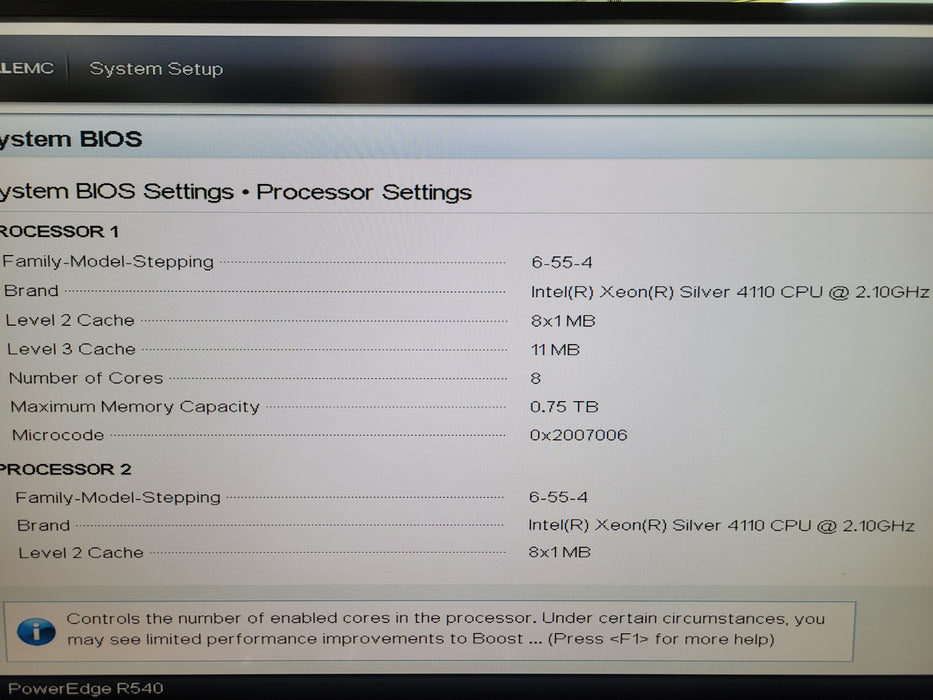 Dell PowerEdge R540 - 2x Xeon Silver 4110 16GB DDR4 PERC H730P 2x750W PSU