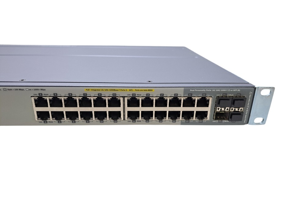 HP 2920-24G PoE+ J9727A | 24-Port Gigabit PoE+ Switch w/ J9733A Stacking Module