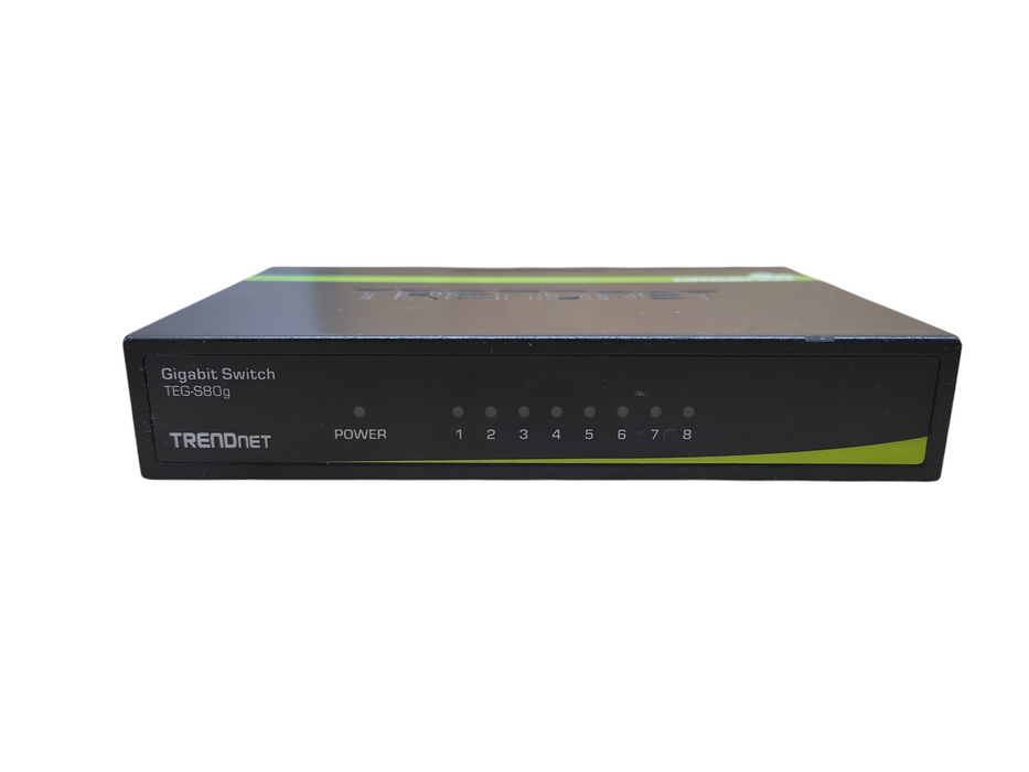 TRENDnet GREENnet TEG-S80G 8-Port Unmanaged Gigabit Ethernet Switch