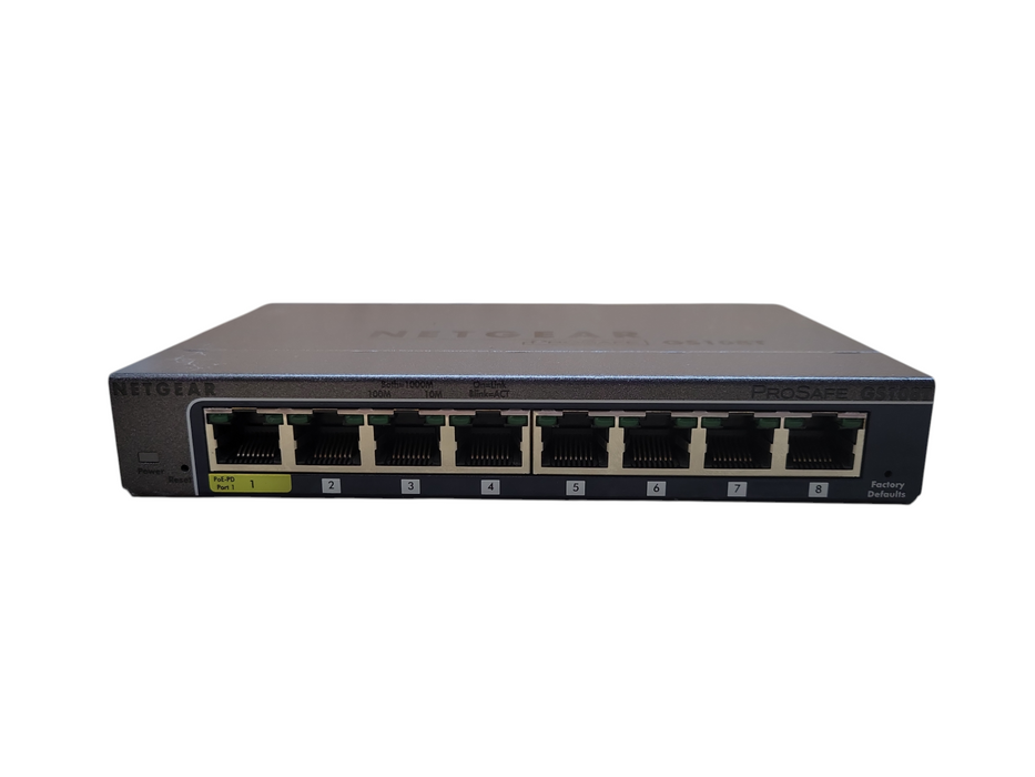 NETGEAR ProSafe GS108Tv2 GS108T Smart Switch 8-Port Gigabit