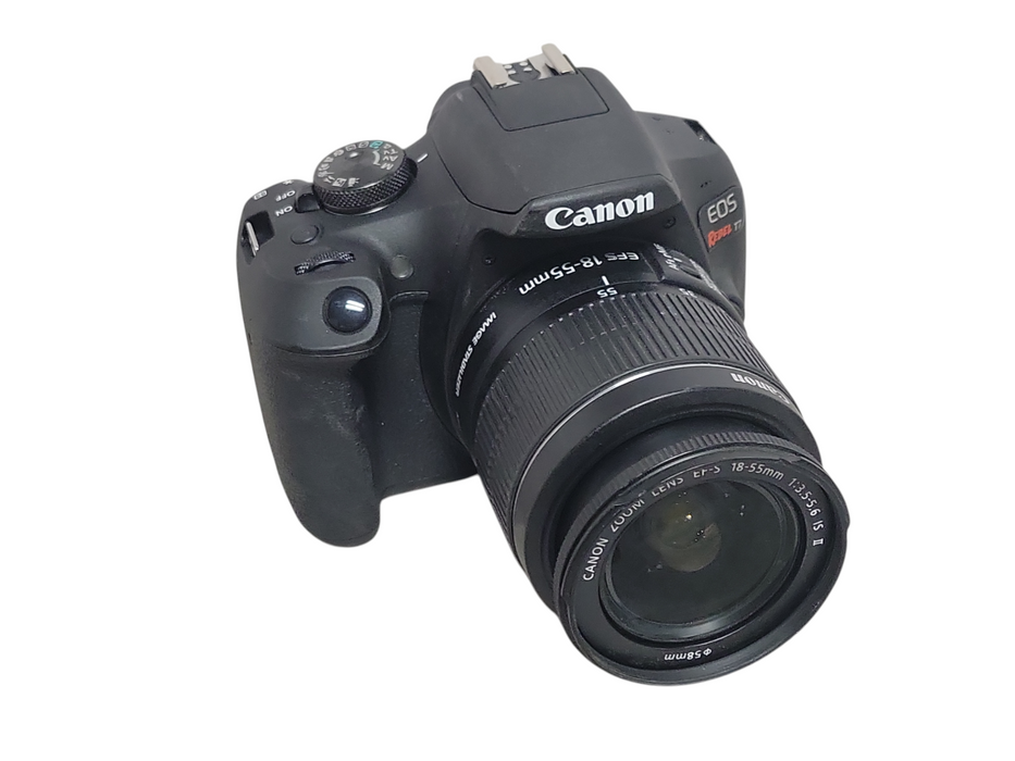 Canon EOS Rebel T7 24.1MP Digital SLR Camera with EFS 18--55mm Lens, READ