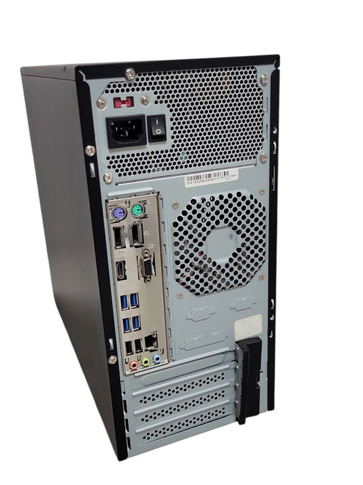 Custom Tower PC, Core I3-10300 3.70GHz, 16GB DDR4, 256GB NVME, 450W PSU