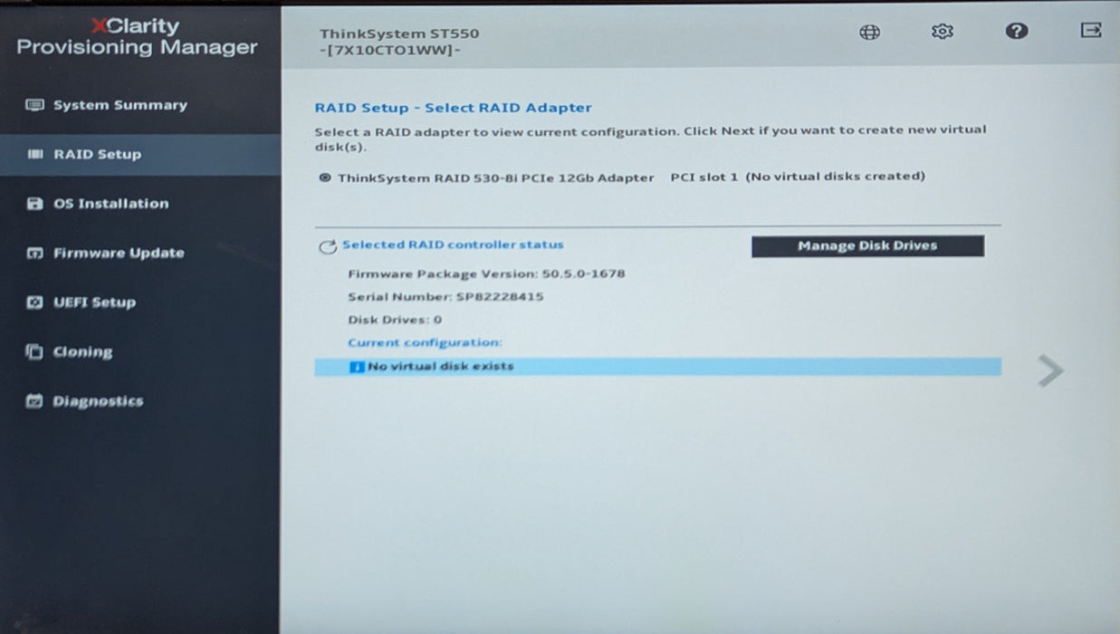 Lenovo ThinkSystem ST550, Xeon Silver 4110 2.10GHz, 16GB DDR$, RAID 530-8i