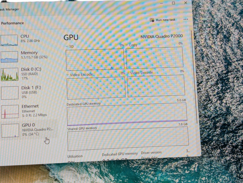 DELL Precision 7820 Intel Xeon GOLD 6148 16GB RAM 250GB SSD