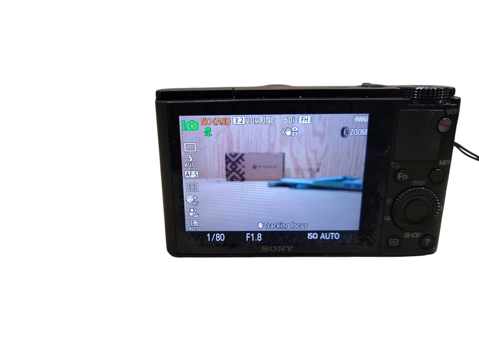 Sony AVC HD 20.2 MegaPixels Cyber-Shot Model: DSC-RX100 READ
