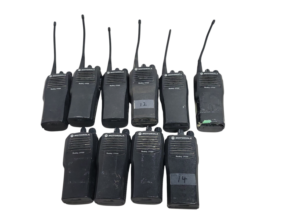 Lot of 16x Motorola Two-Way Radios, See description