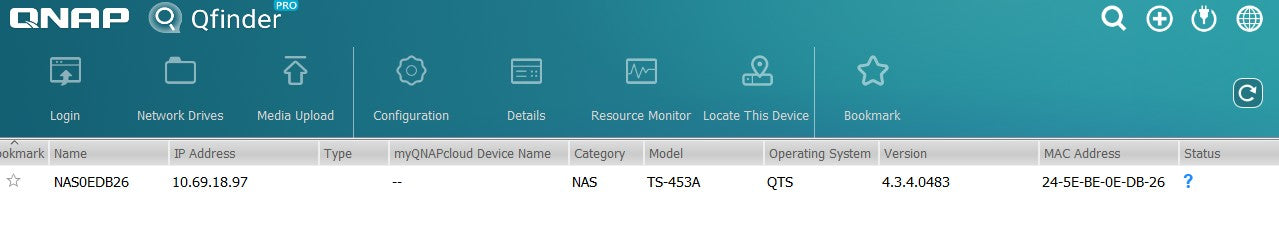 QNAP TS-453A 4-Bay NAS, Celeron N3160 1.60GHz, 4GB RAM w/ 4x 2TB HDDs